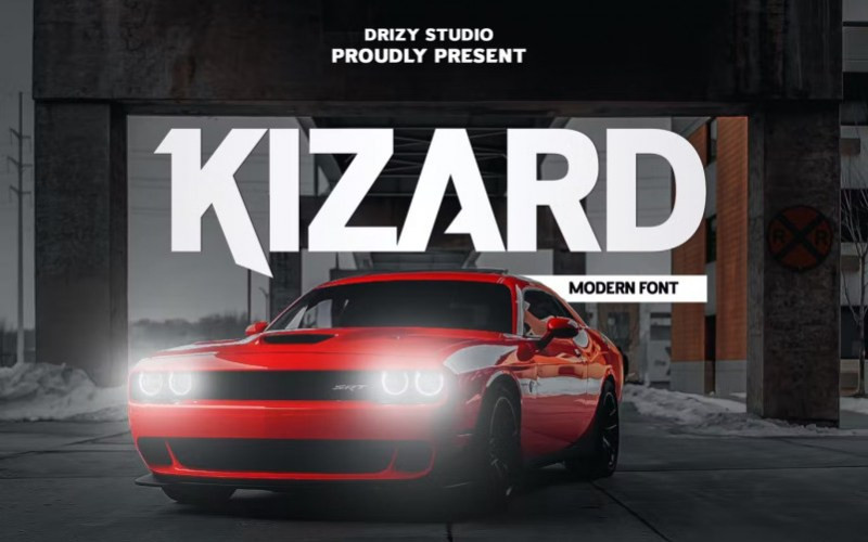 Kizard Display Font