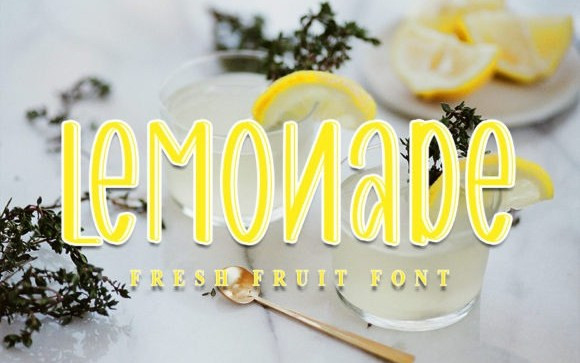 Lemonade Display Font