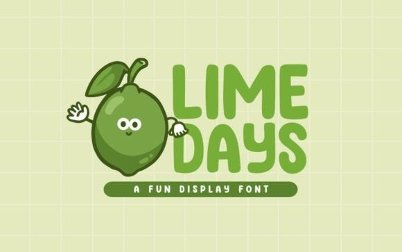 Lime Days Display Font