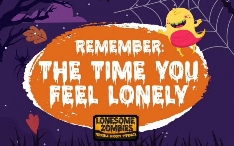 Lonesome Zombies Display Font