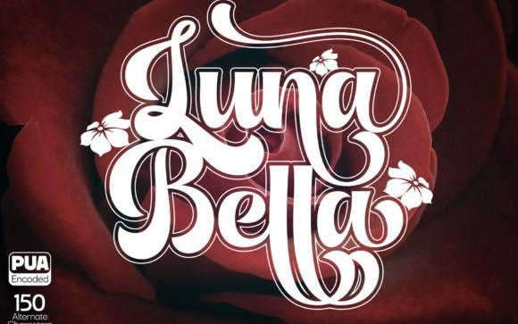 Luna Bella Calligraphy Font