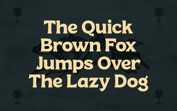 MANBORT Display Font