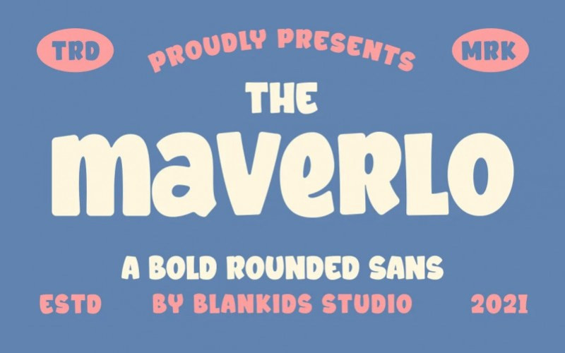 Maverlo Display Font