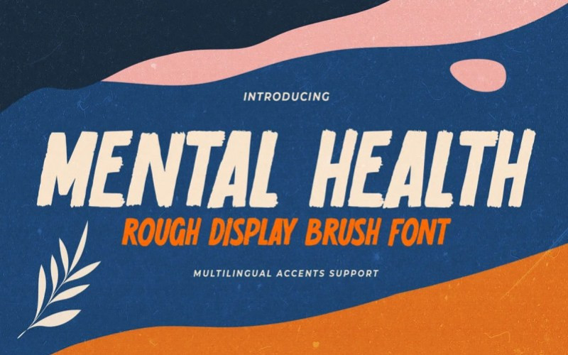 Mental Health Display Font