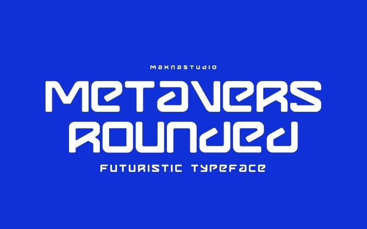 Metavers Rounded Display Font