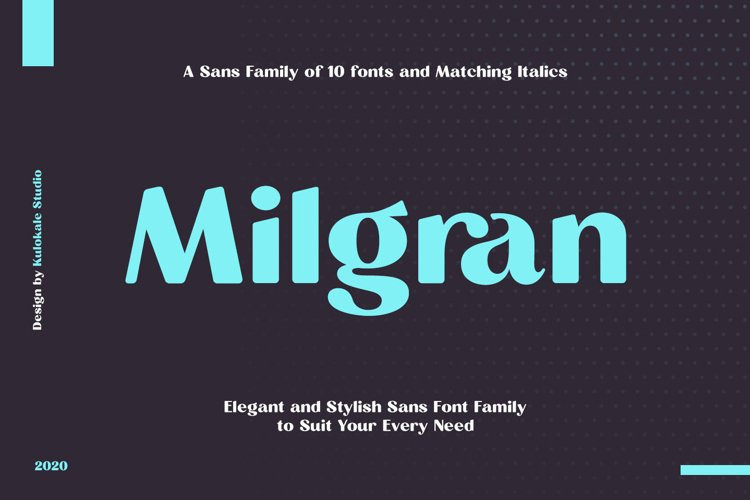 Milgran Sans Serif Font