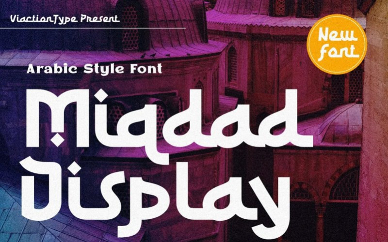 Miqdad Arabic Display Font