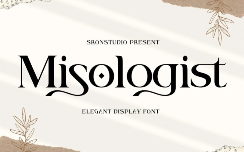 Misologist Serif Font