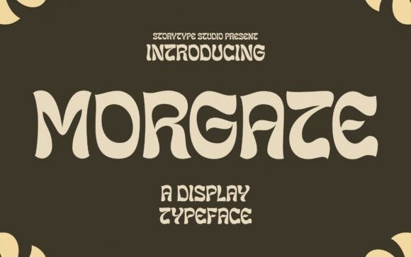 MORGATE Display Font