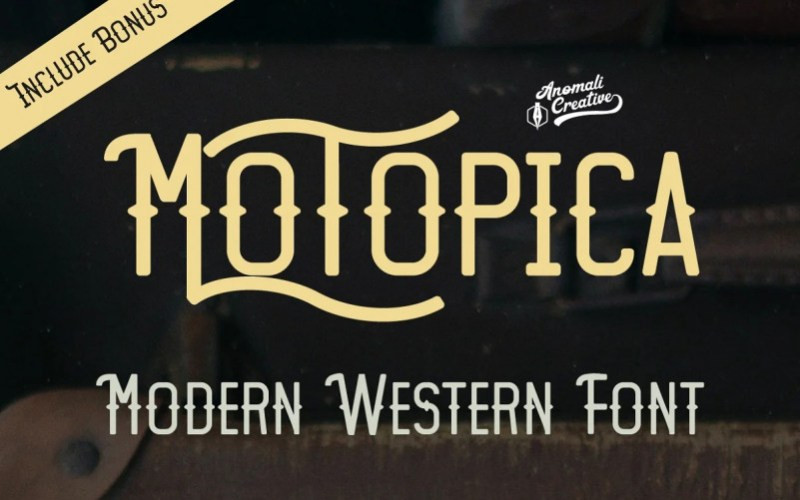 Motopica Display Font