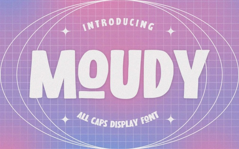 Moudy Display Font