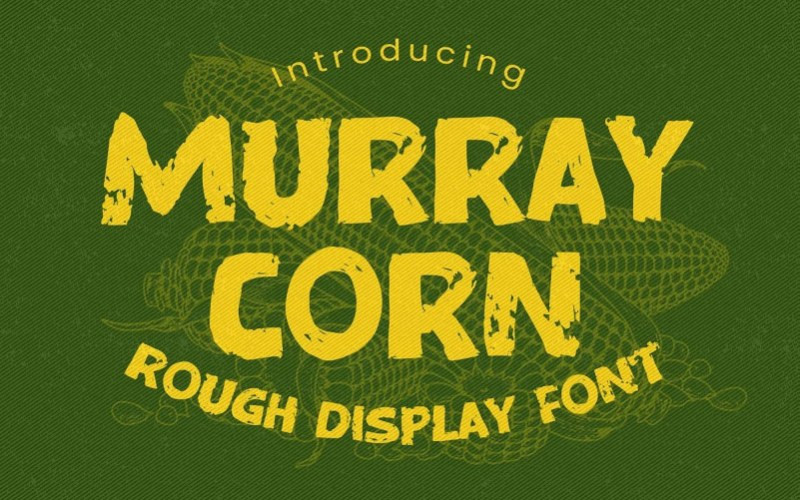 Murray Corn Display Font