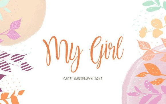 My Girl Script Font