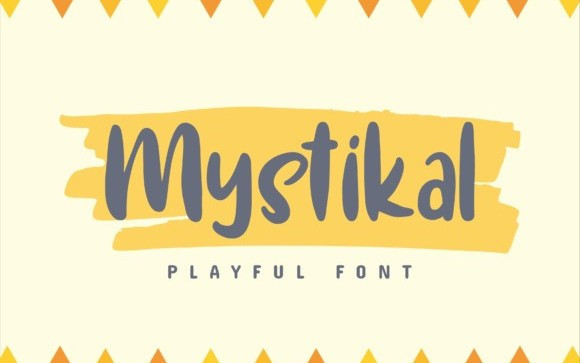 Mystikal Playful Brush Font