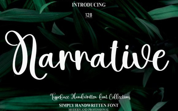 Narrative Script Font