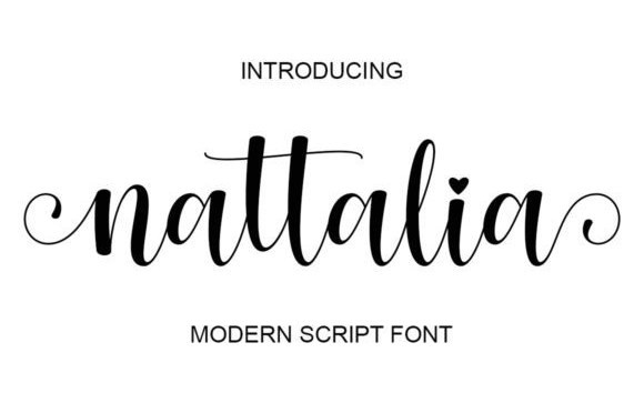 Natalia Calligraphy Typeface