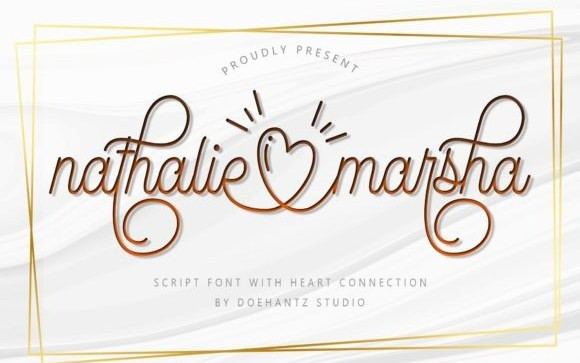 Nathalie Marsha Handwritten Font