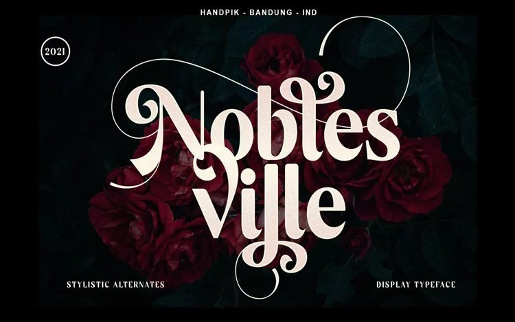 Noblesville Display Font