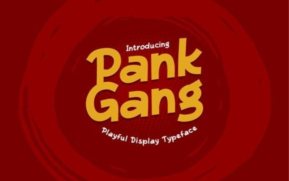 PankGang Display Font