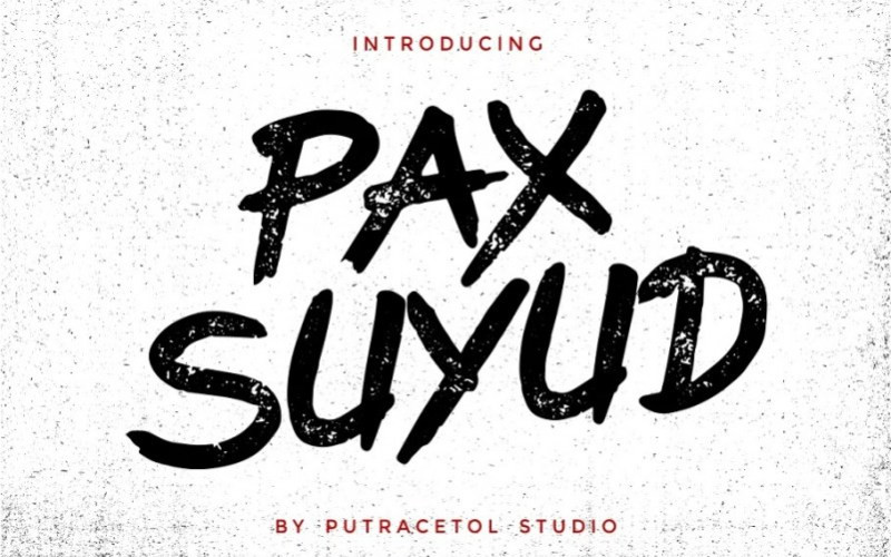 Pax Suyudz Display Font