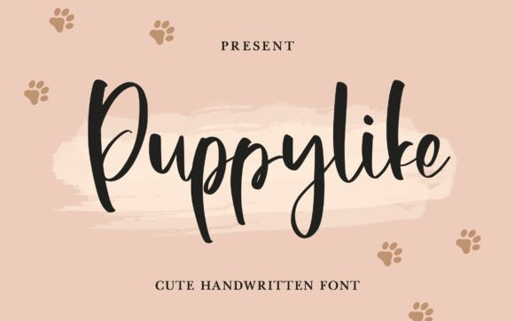 Puppylike Handwritten Font