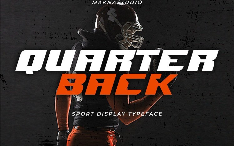 QUARTERBACK Display Font