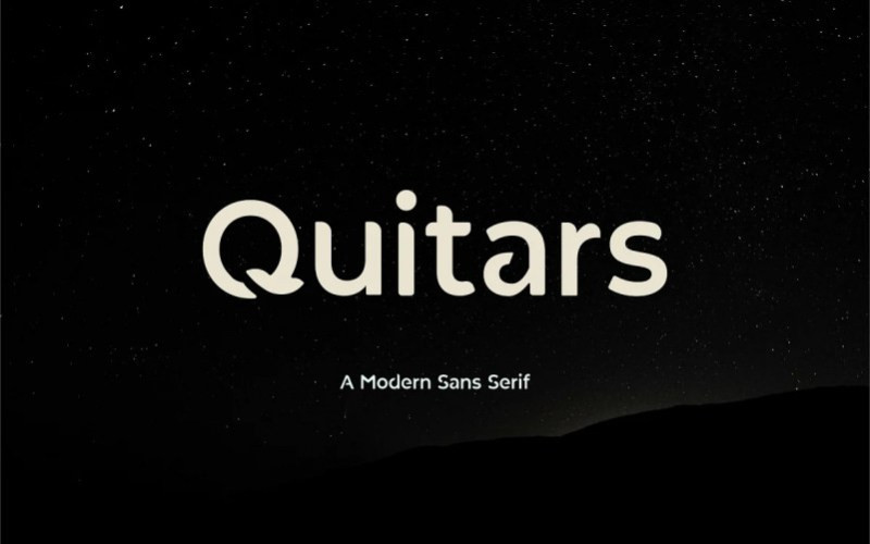 Quitars Sans Serif Font