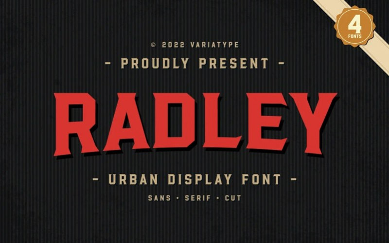 Radley Display Font