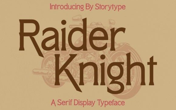 Raider Knight Serif Font