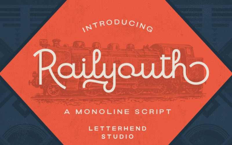 Railyouth Script Font