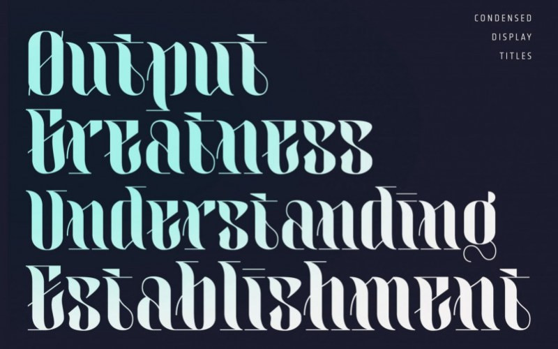 Realitas Display Font