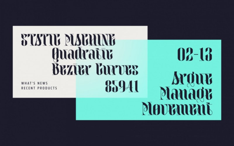 Realitas Display Font