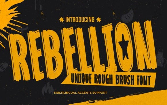 Rebelion Display Font