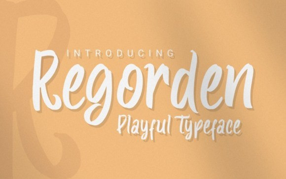 Regorden Script Font