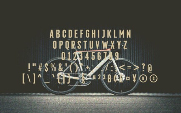 Roadbike Sans Serif Font