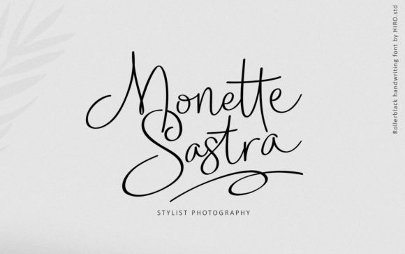 Rollerblack Script Font