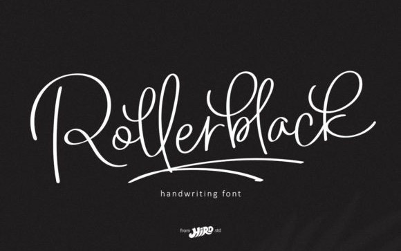 Rollerblack Script Font