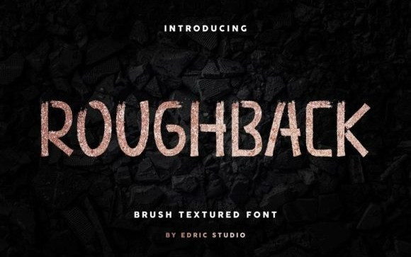 Roughback Display Font