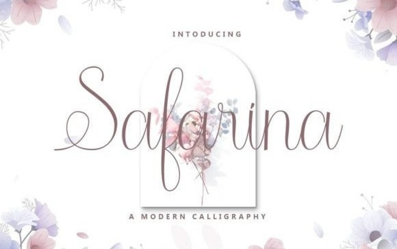 Safarina Calligraphy Font