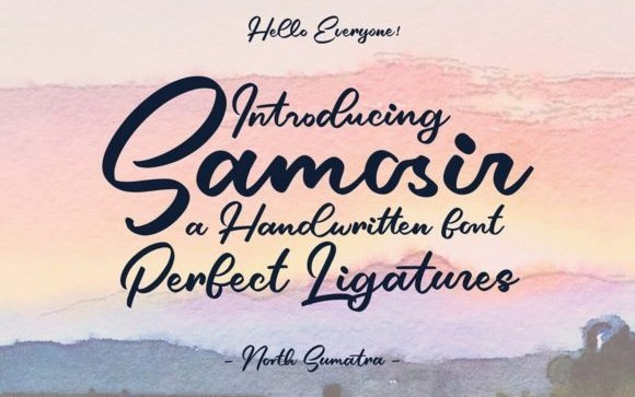 Samosir Script Font