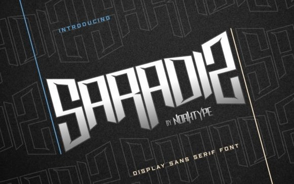 Saradiz Display Font