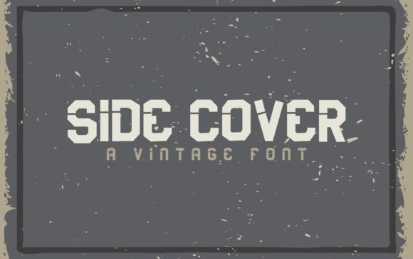 Side Cover Display Font