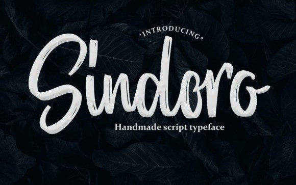 Sindoro Brush Font