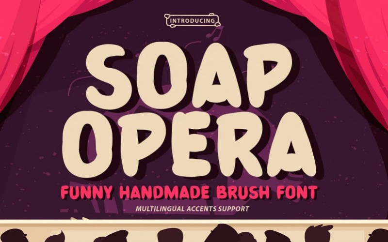 Soap Opera Display Font