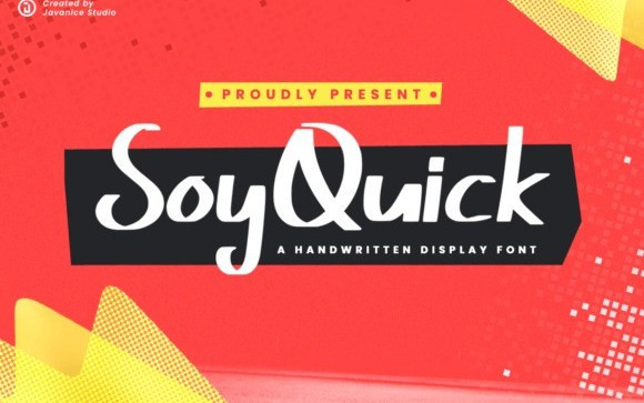 SoyQuick Brush Font