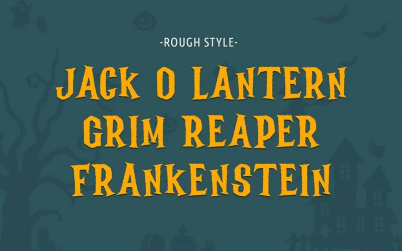 Spookyman Display Font