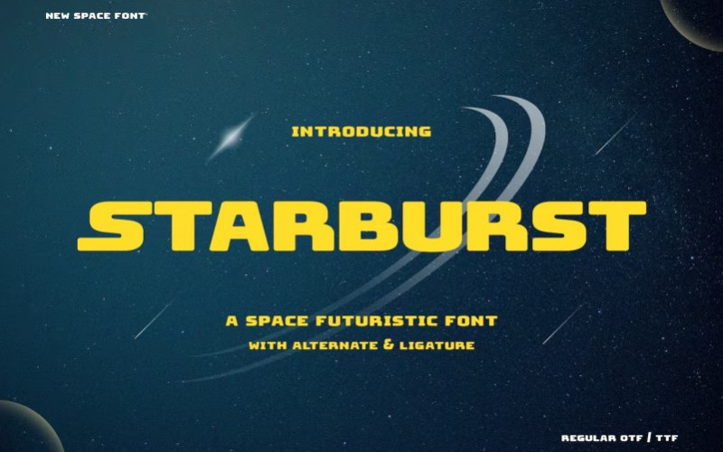 Starburst Display Font