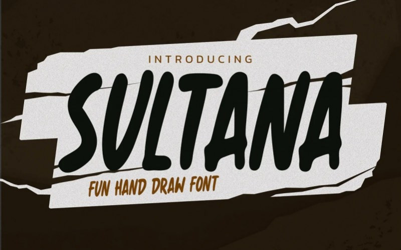 Sultana Display Font