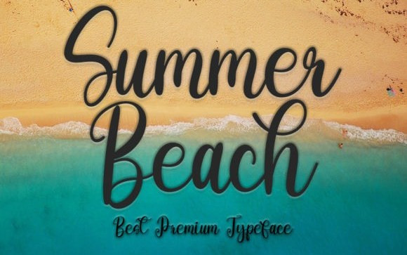 Summer Beach Script Font