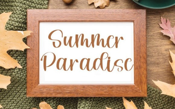 Summer Simple Script Font